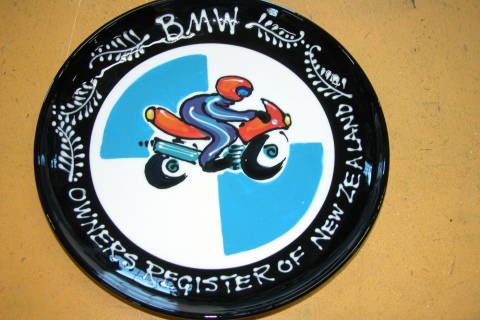 BMW Motorbike Plate