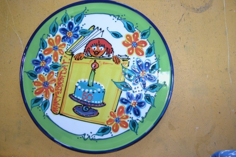 Vintage Birthday Plate